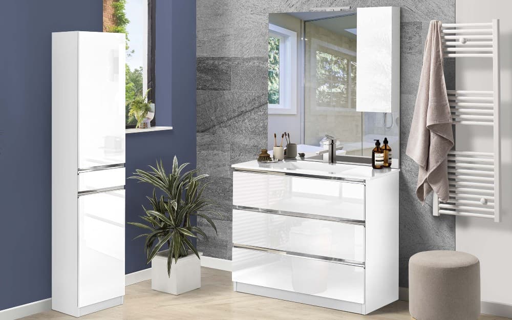 Componibile bagno Vittoria, cm 81x46x189h – Mondo Convenienza