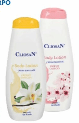 Crema corpo idratante Cliosan 750 ml in offerta da MD
