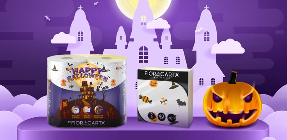 Fior di Carta tovaglioli Halloween, 40 pezzi – MD