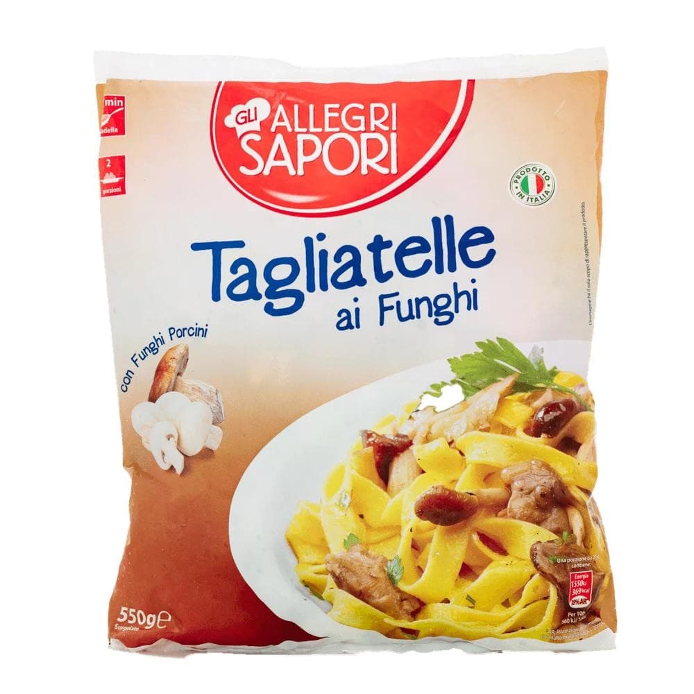 Tagliatelle ai funghi, 550 g Gli Allegri Sapori – Penny