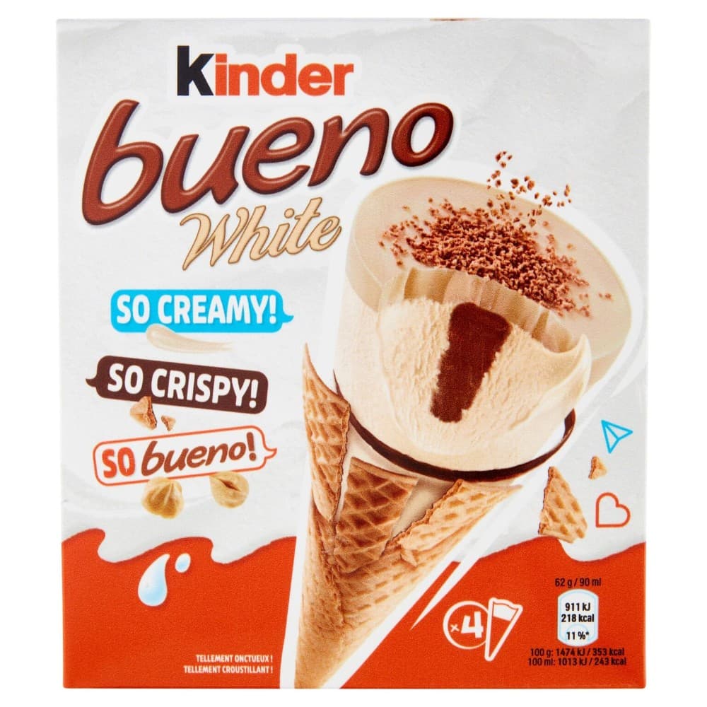 Cono Kinder Bueno Ferrero, 4 pz, 248 g – Carrefour