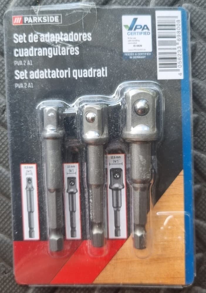 Parkside portapunte magnetico, set adattatori quadrati o set bit per cartongesso, 1, 3, 5 o 6 pezzi – Lidl