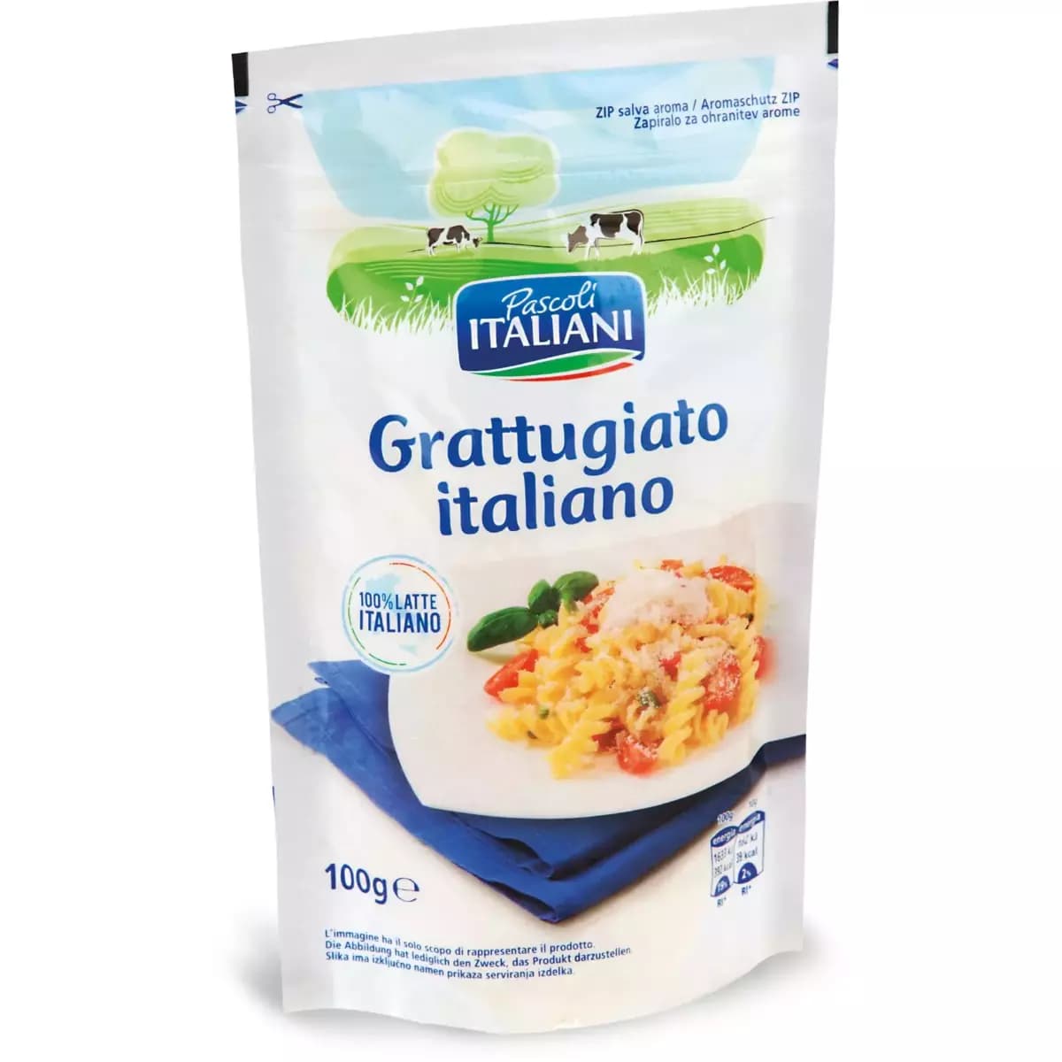 Pascoli Italiani grattugiato italiano 100 g in offerta da Eurospin