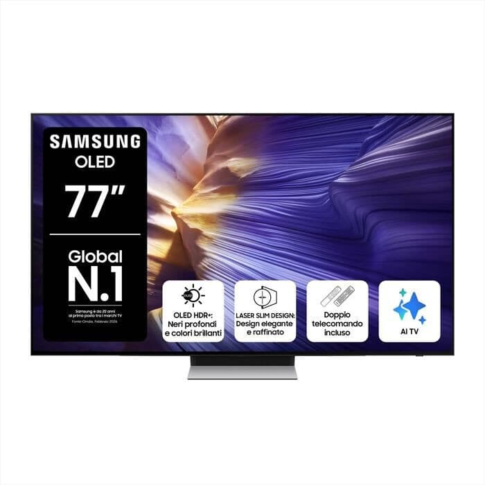 Samsung OLED TV 77" UHD 4K QE77S90FAEXZT in offerta da Comet