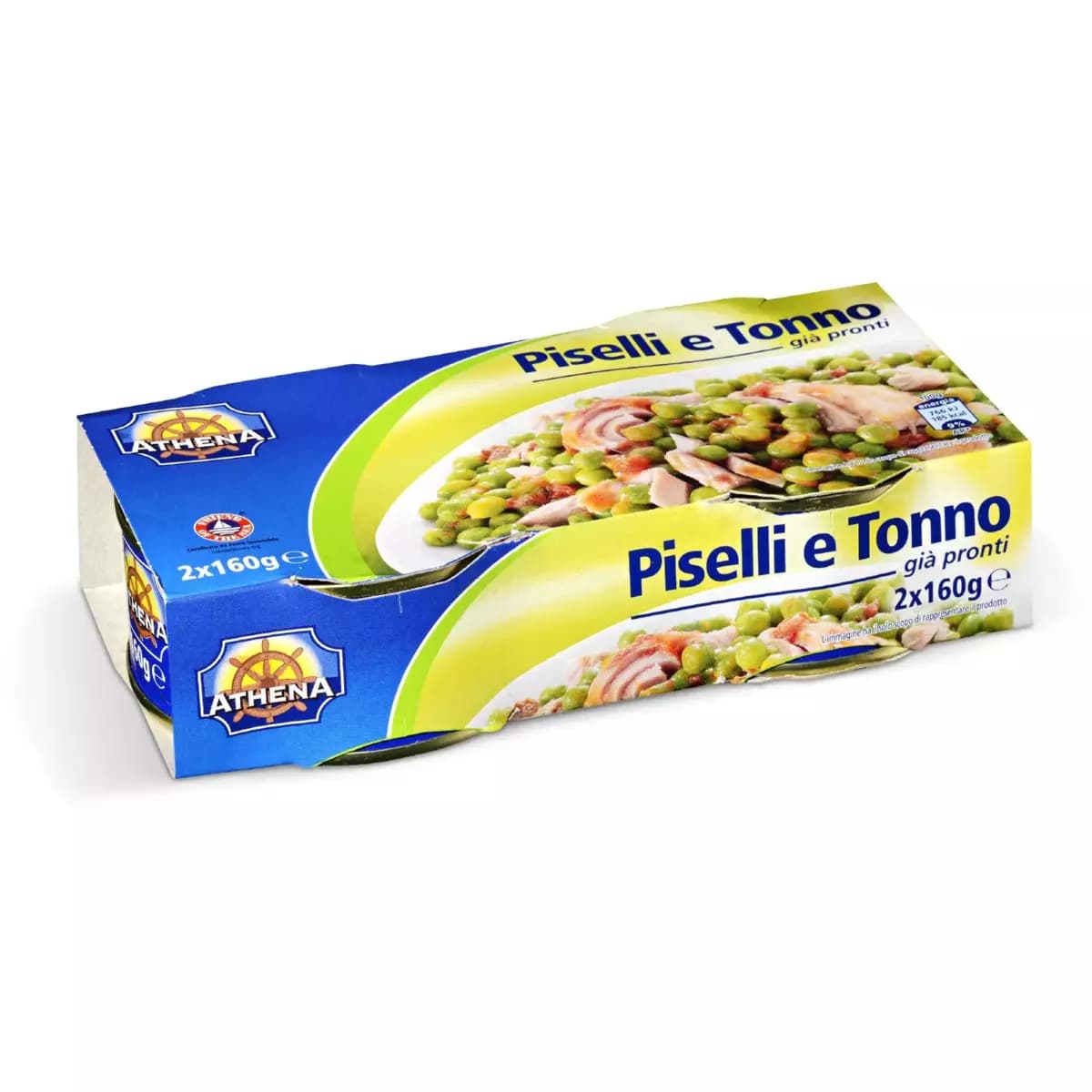 Fagioli e Tonno / Piselli e Tonno 2 x 160 g Athena in offerta da Eurospin