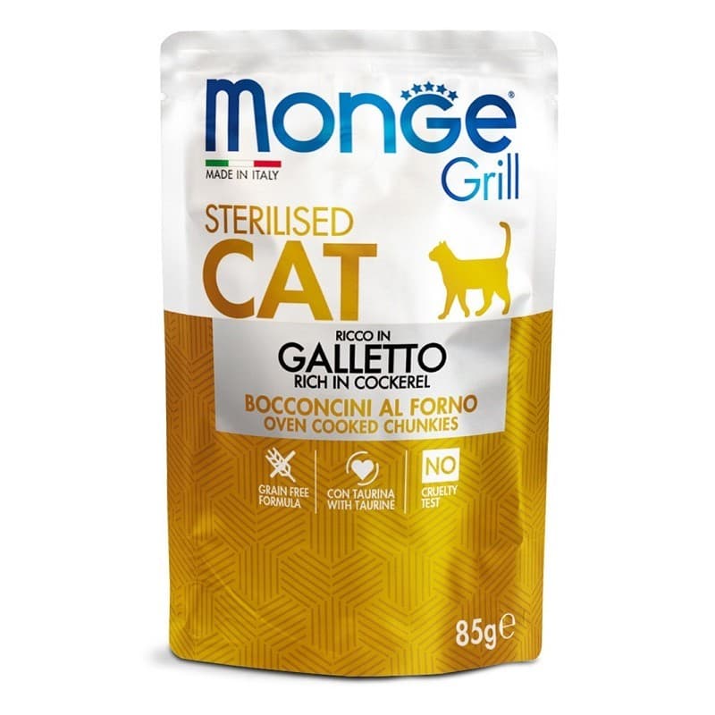 Monge Grill alimento umido per gatto, 85 g – Iper La grande i