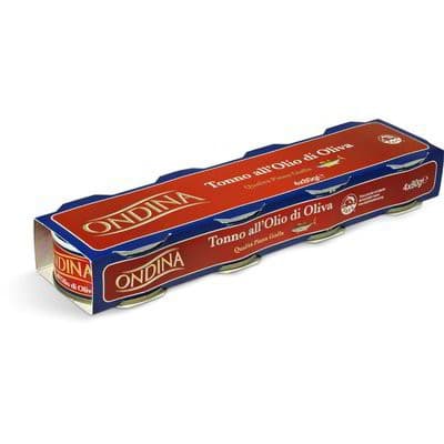 Ondina tonno pinna gialla all'olio di oliva 4 x 80 g in offerta da Eurospin