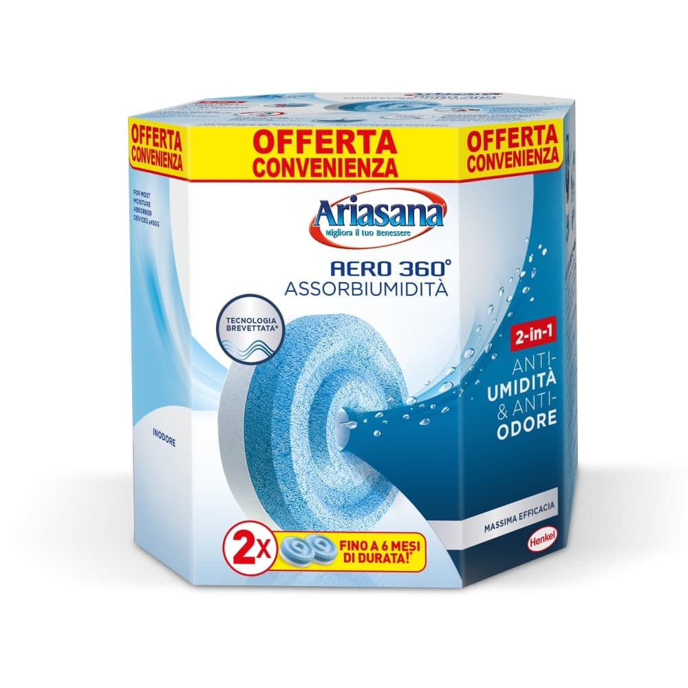 Ariasana Aero Tab Inodore Bipack, 2X450g – Penny