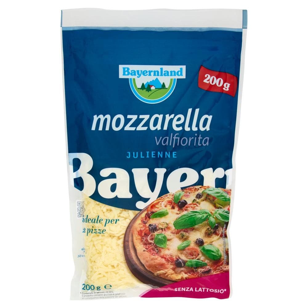 Mozzarella a julienne Bayernland 200 g in offerta da Bennet