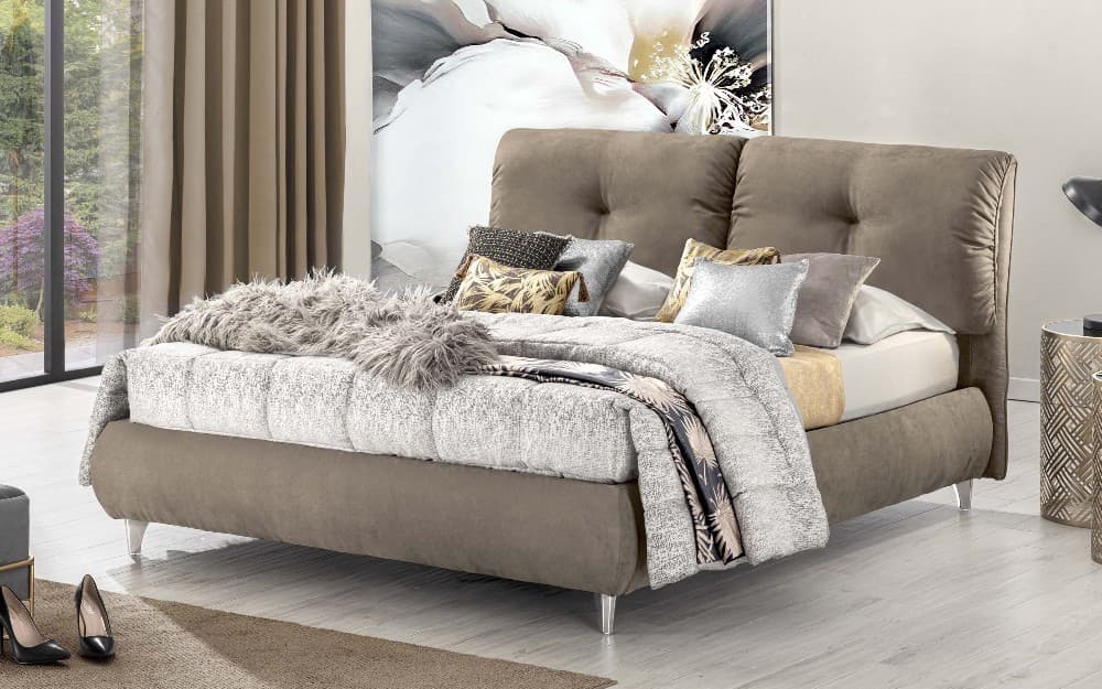 Letto matrimoniale Calliope, 184x210x110h cm – Mondo Convenienza