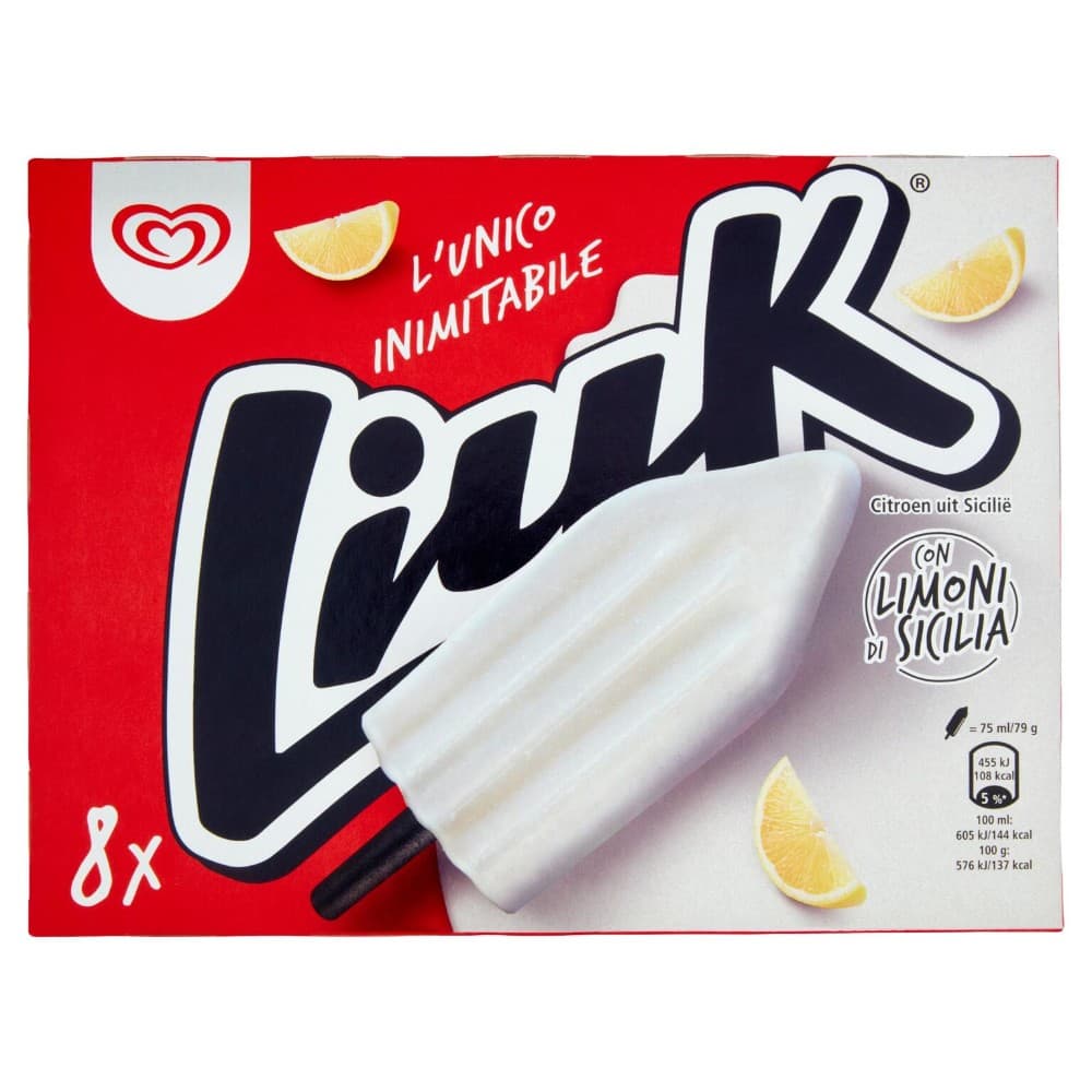 Liuk Limone o Croccante Amarena Algida conf 8 pezzi 632 g in offerta da Carrefour