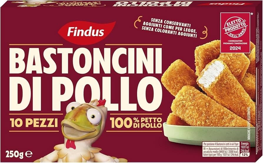 Bastoncini di pollo Findus, 250 g – Panorama