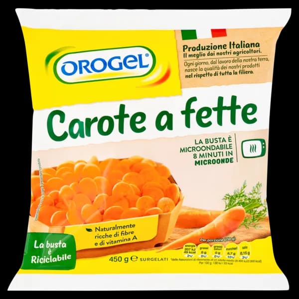 Carote a fette, 450 g Orogel – Panorama