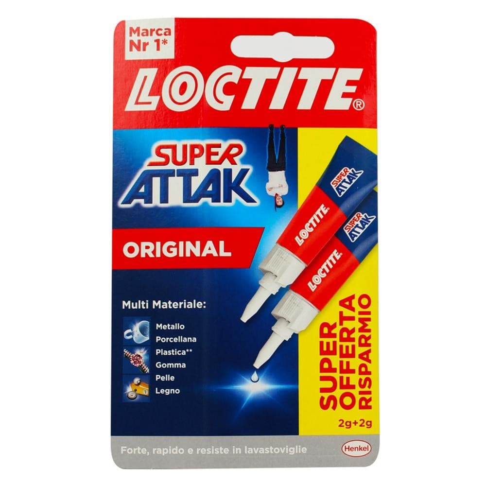 Super Attak, 2 g x2 Loctite – Iper La grande i