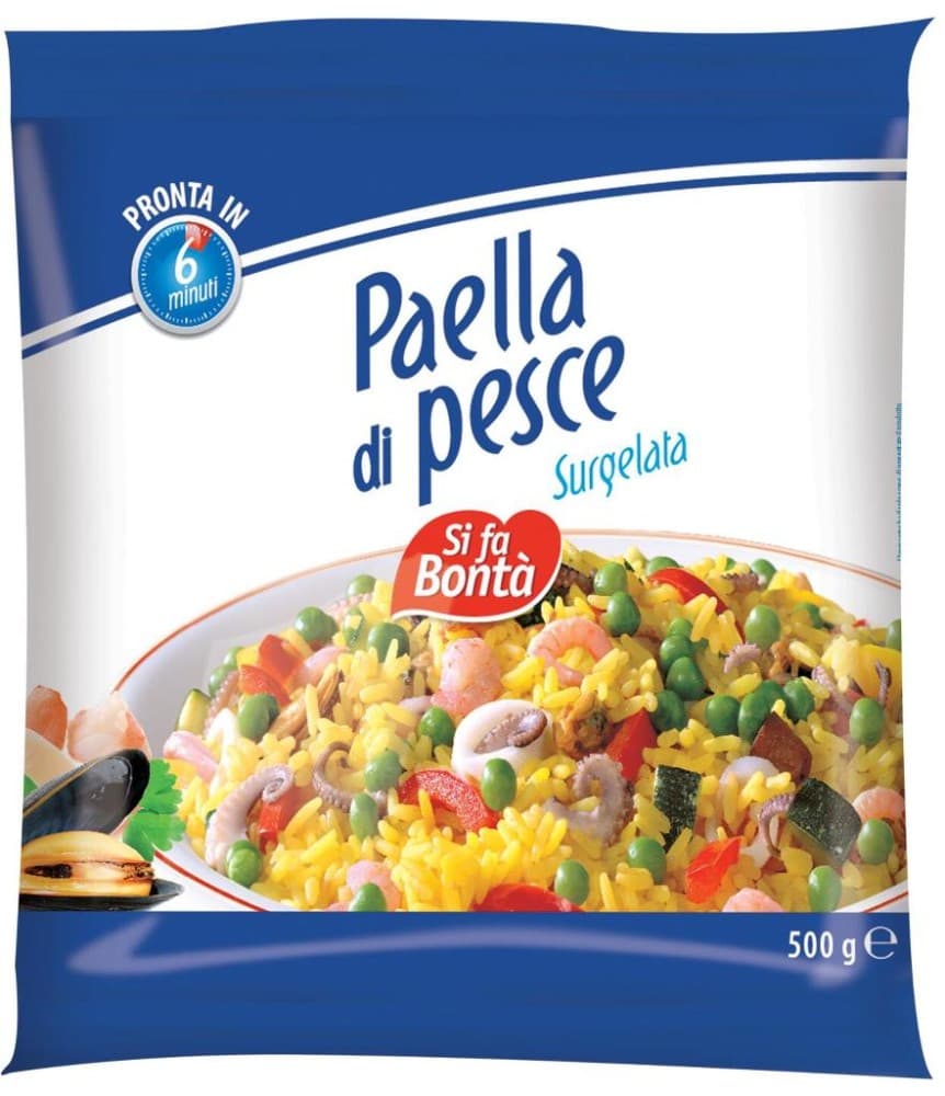 Si Fa Bontà paella di pesce 500 g in offerta da Dpiù