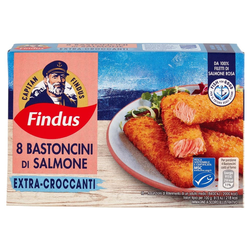Bastoncini di salmone 200 g Capitan Findus in offerta da Bennet