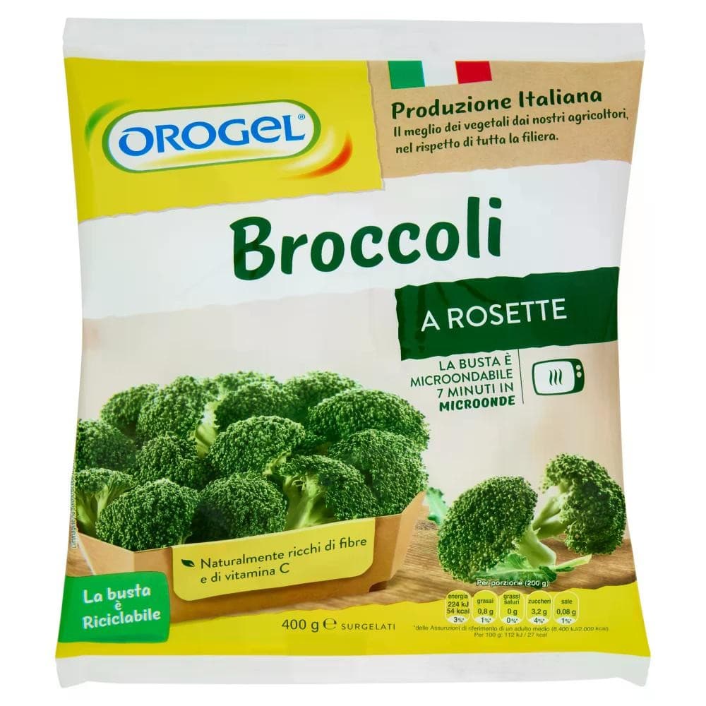 Broccoli a rosette, 400 g Orogel – Panorama