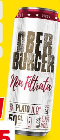 Oberburger Birra Non Filtrata, 500 ml – Dpiù