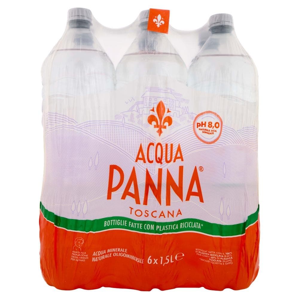 Acqua minerale naturale oligominerale, 6x1,5 litri – Esselunga
