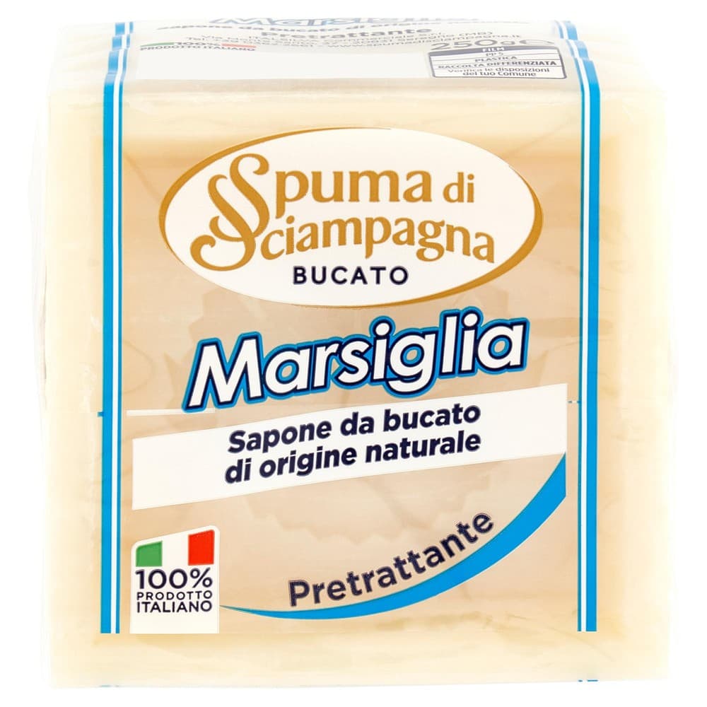 Sapone da Bucato Marsiglia Spuma di Sciampagna, 250 g – Carrefour