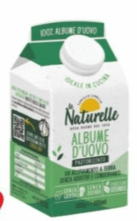Albume d'uovo pastorizzato, 500 g Naturella – MD
