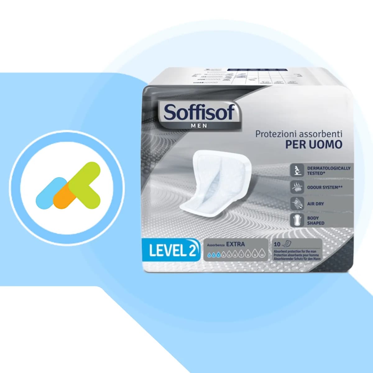 Soffisof protezioni assorbenti per uomo, 10/12 pz – Tigota