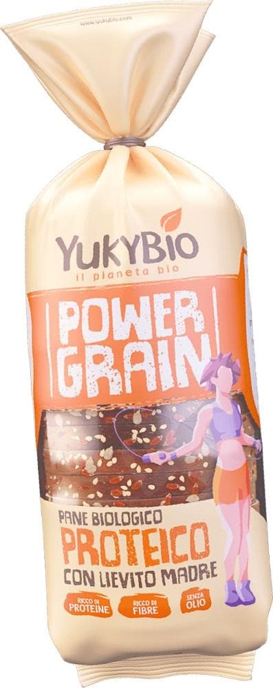 YukiBio pane proteico con lievito madre, 400g – Dm
