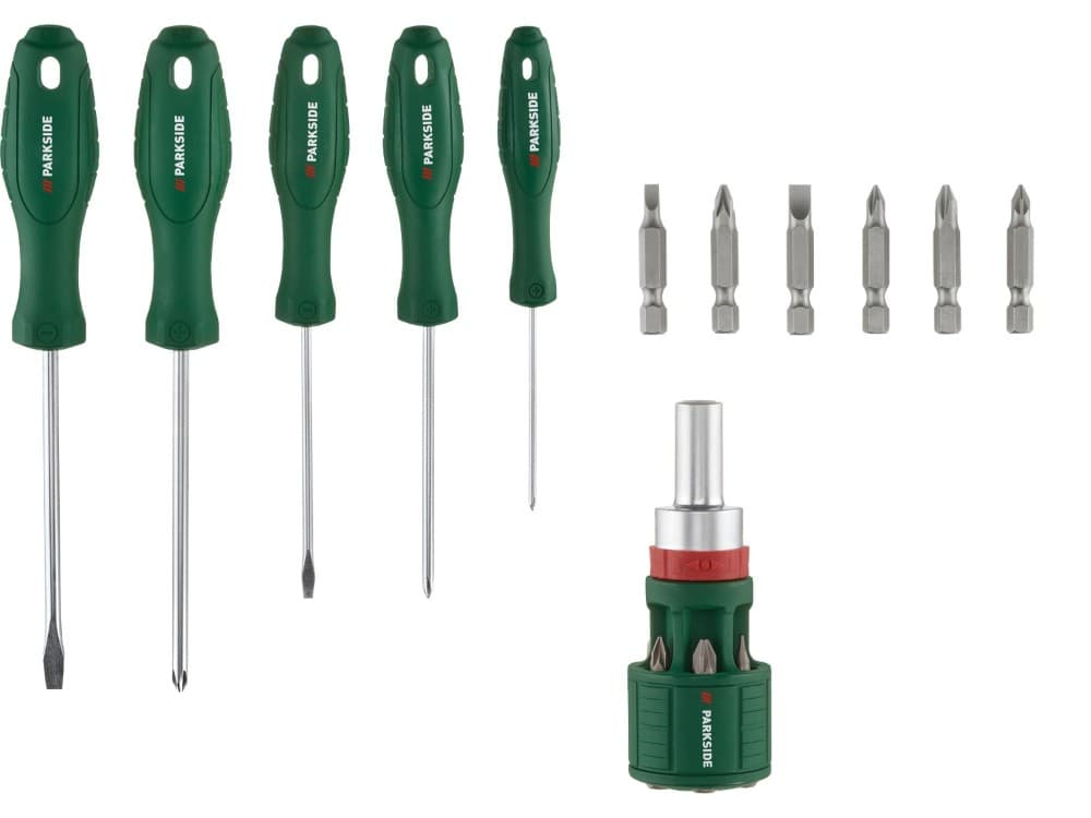 Parkside set cacciavite a cricco o cacciaviti, 5 o 7 pezzi – Lidl