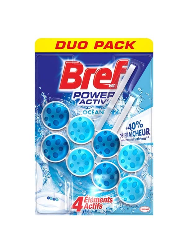 Tavolette WC Power Bref 2 pezzi assortite in offerta da Carrefour
