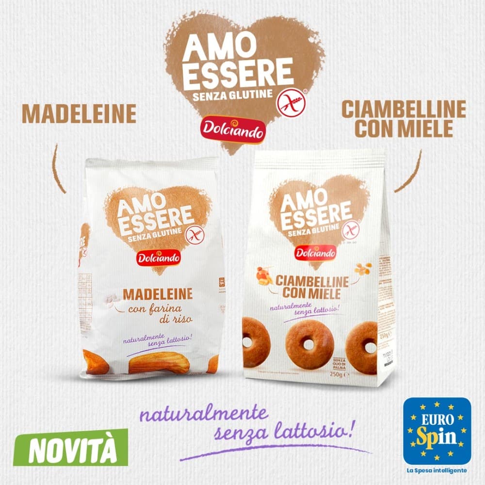 Ciambelline con miele 250 g AMO ESSERE in offerta da Eurospin