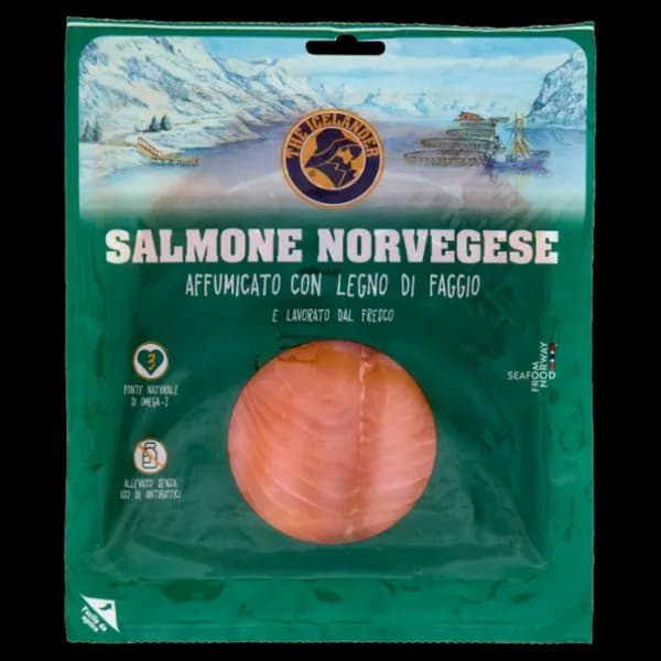 Salmone Norvegese The Icelander 150 g in offerta da Carrefour