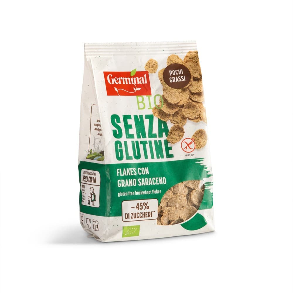 Granola gusti assortiti o flakes con grano saraceno senza glutine Germinal Bio, 300 g o 250 g – Iper La grande i