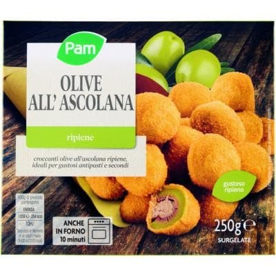Olive all'ascolana o mozzarelline panate Pam, 250 g – Panorama