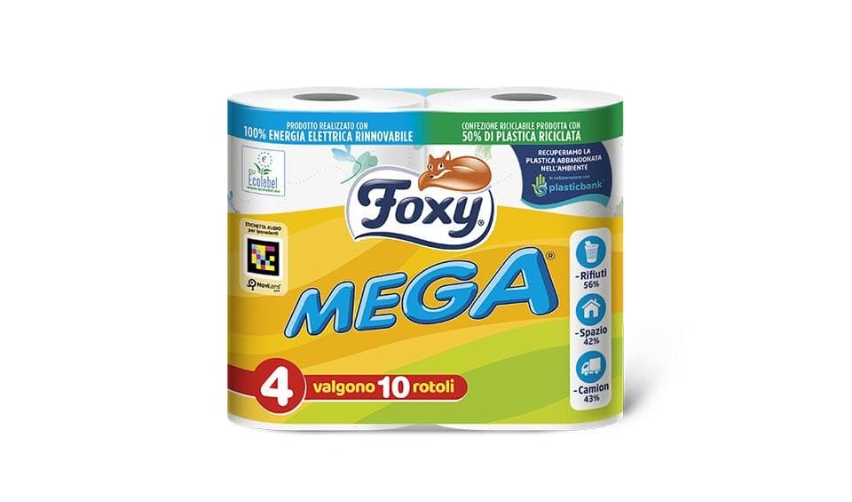 Carta Igienica Foxy Mega Maxi conf 8 rotoli in offerta da Carrefour