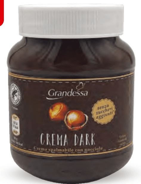 Grandessa crema dark senza zucchero 400 g in offerta da ALDI