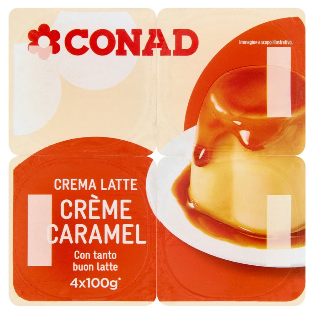 Crema dessert Milk Crème Caramel cacao o vaniglia, 100 g x4 / 125 g x4 – Iper La grande i