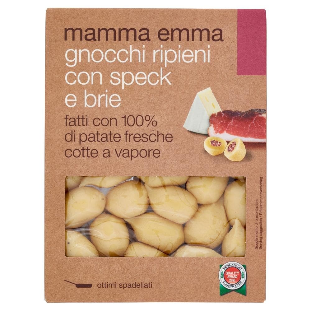 Mamma Emma gnocchi ripieni con speck e brie, 350 g – ALDI