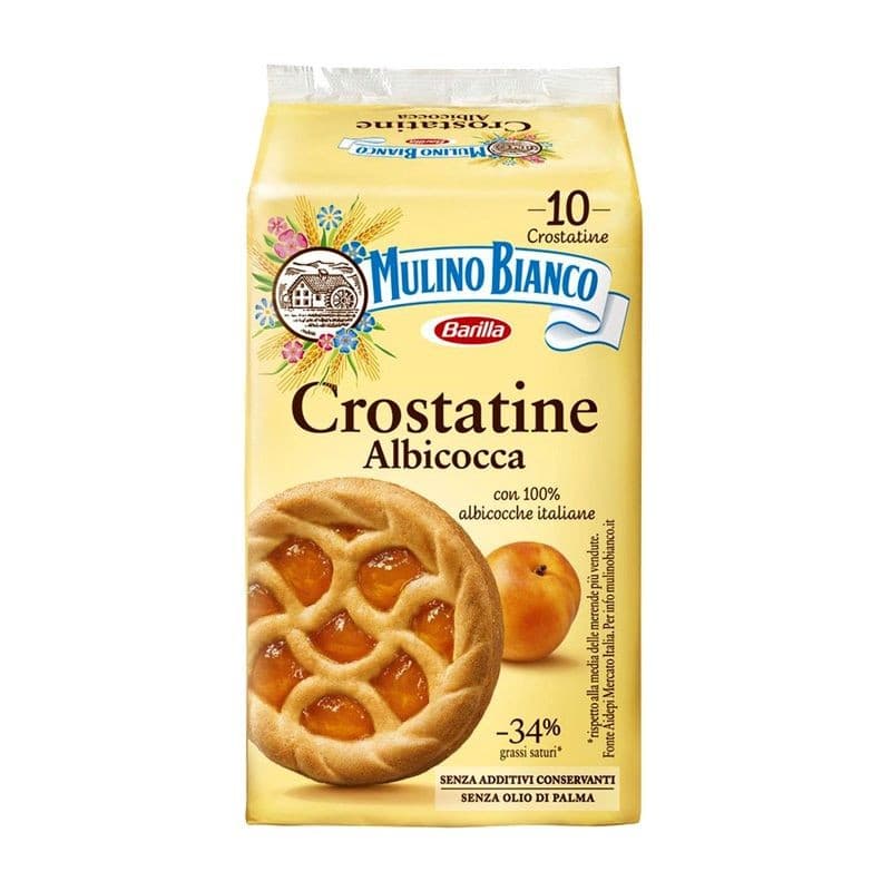 Crostatine albicocca o cacao conf. da 10, 400 g Mulino Bianco in offerta da Bennet