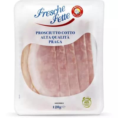 Fresche Fette prosciutto cotto alta qualità Praga, 120 g – Eurospin