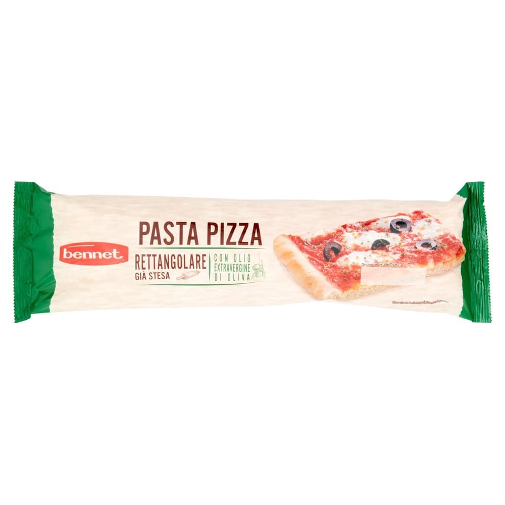 Pasta per Pizza Rettangolare Bennet, 385 g – Bennet