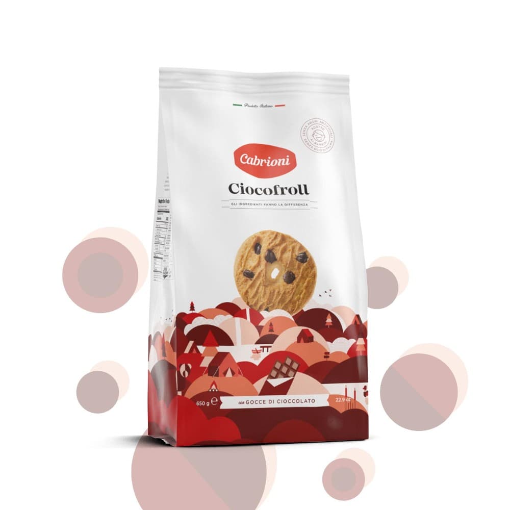 Biscotti Ciocofroll Cabrioni, 650 g – Bennet