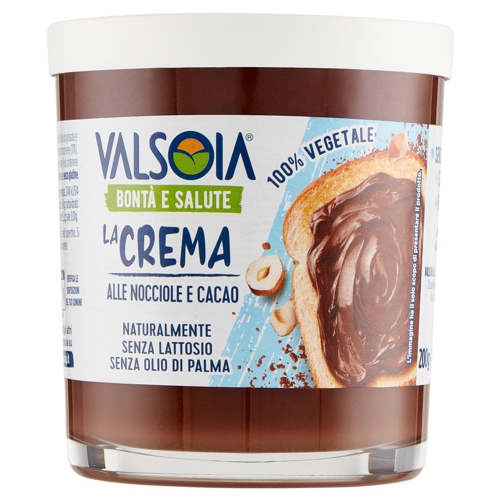 Crema alle nocciole e cacao o Fiocchi d'avena al cacao, 200 g o 250 g VALSOIA – Iper La grande i