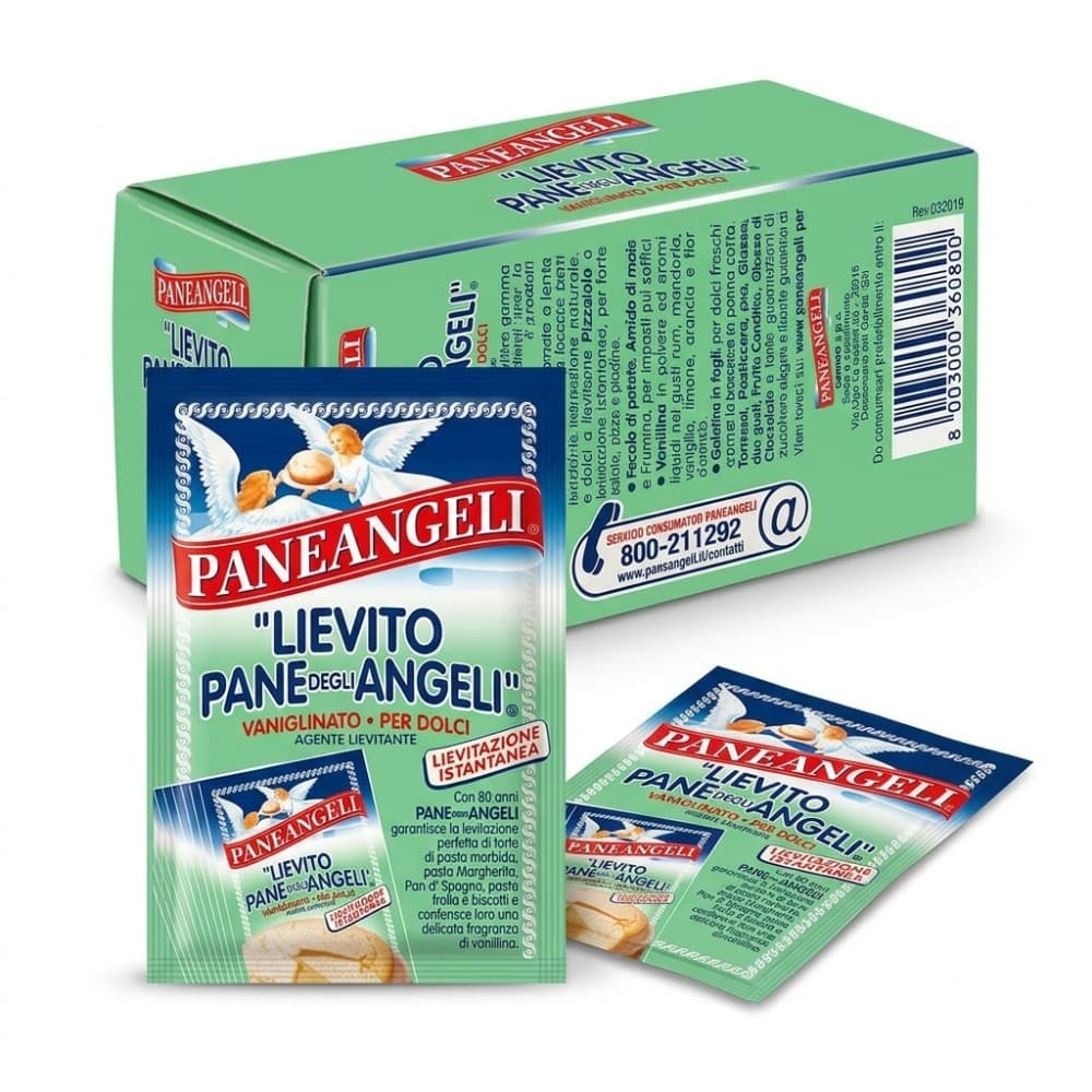 Lievito vanigliato per dolci Paneangeli, 10 buste g 160 – Panorama