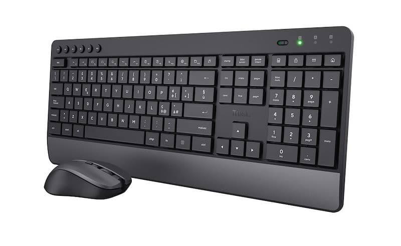 Trust kit tastiera e mouse 24530 Trezo wireless deskset Eco IT – Trony