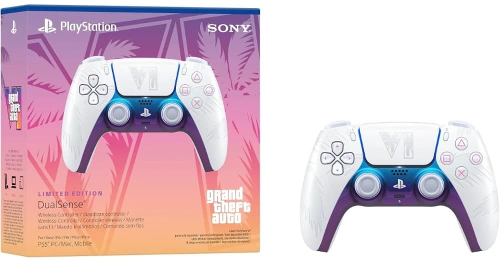Controller Wireless DualSense Grand Theft Auto VI Bianco Edizione Limitata SONY – Euronics