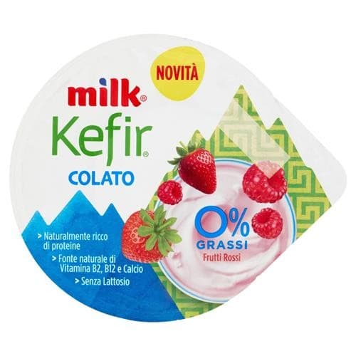Kefir colato Milk 0% grassi gusti assortiti, 150 g – Iper La grande i
