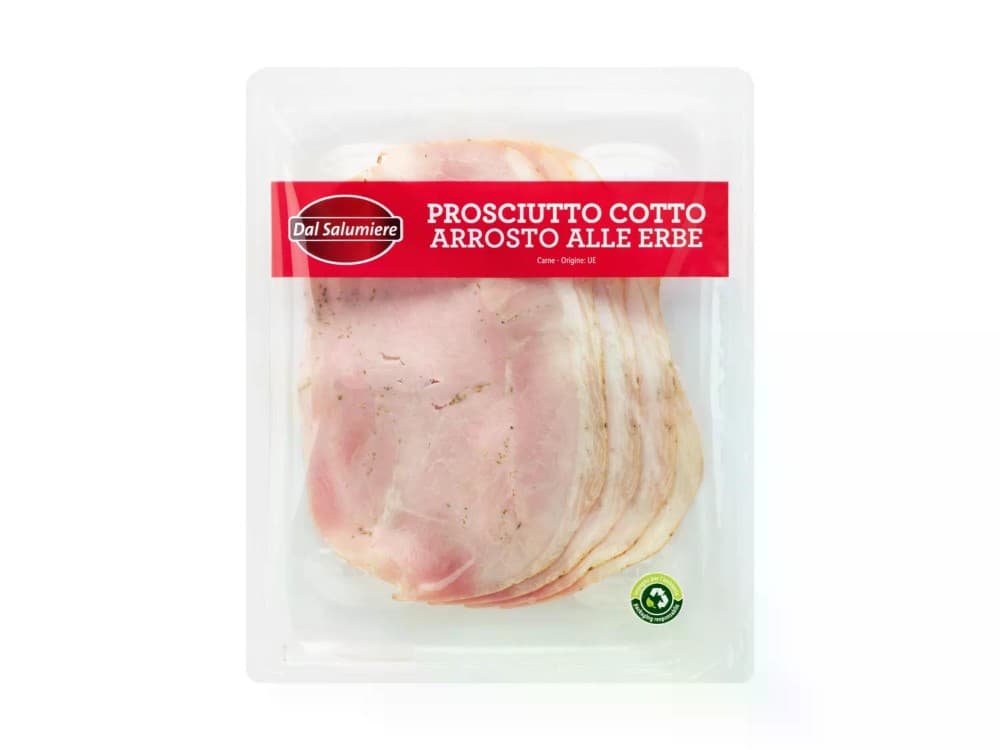 Dal Salumiere prosciutto cotto arrosto alle erbe 100 g confezione in offerta da Lidl