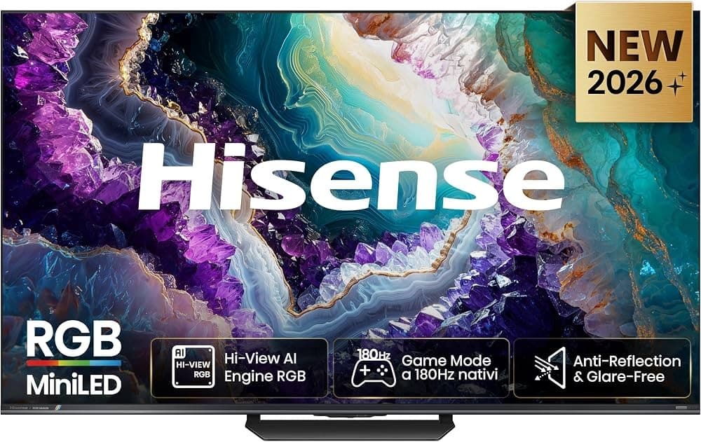 Hisense Smart TV RGB MiniLED 4K 85UR85, 85" – Unieuro