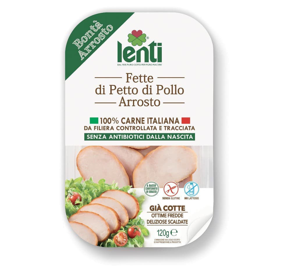 Fette di petto di pollo arrosto Lenti, 120 g – Il Gigante