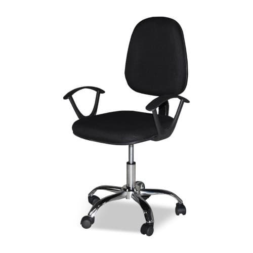 Sedia da scrivania in tessuto con base cromata 60x56x84/94h cm in offerta da Eurospin